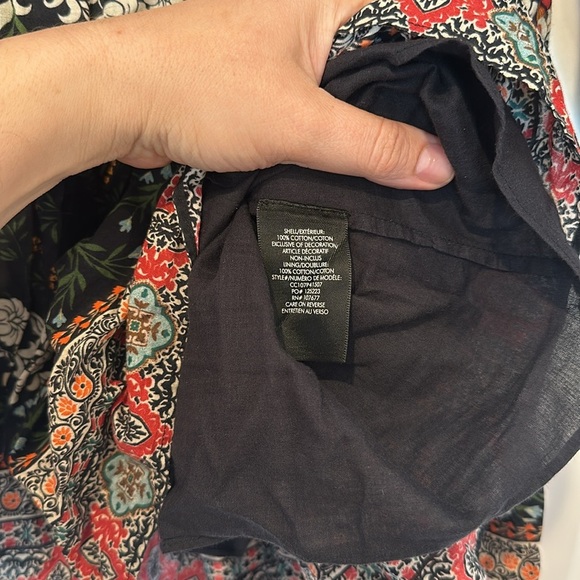 Alice and Olivia Tiered Clementina Mini Dress Paradise/Multi Color Sz 2 - Picture 10 of 12